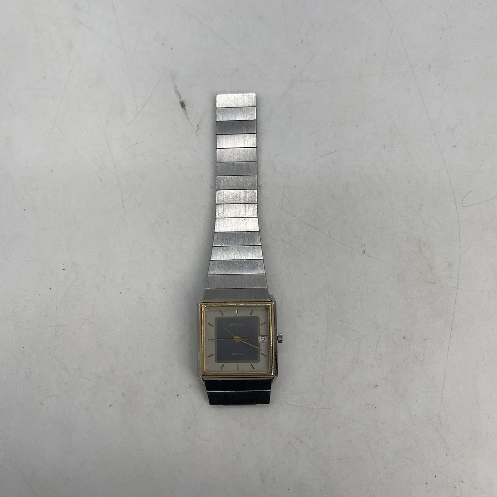 Bulova BVA-Series 145 Automatic 96A122 40mm Watch Silver Good Condition